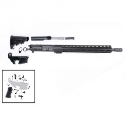 AR .300 Blackout Rifle Build Kit with 15" M-Lok Custom USA Made Handguard and 16" Barrel